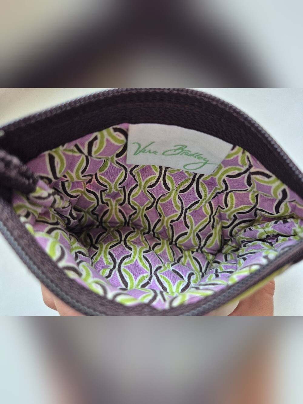 Vera Bradley Purple Punch WITH Matching Wallet (2009) - Picture 9 of 9